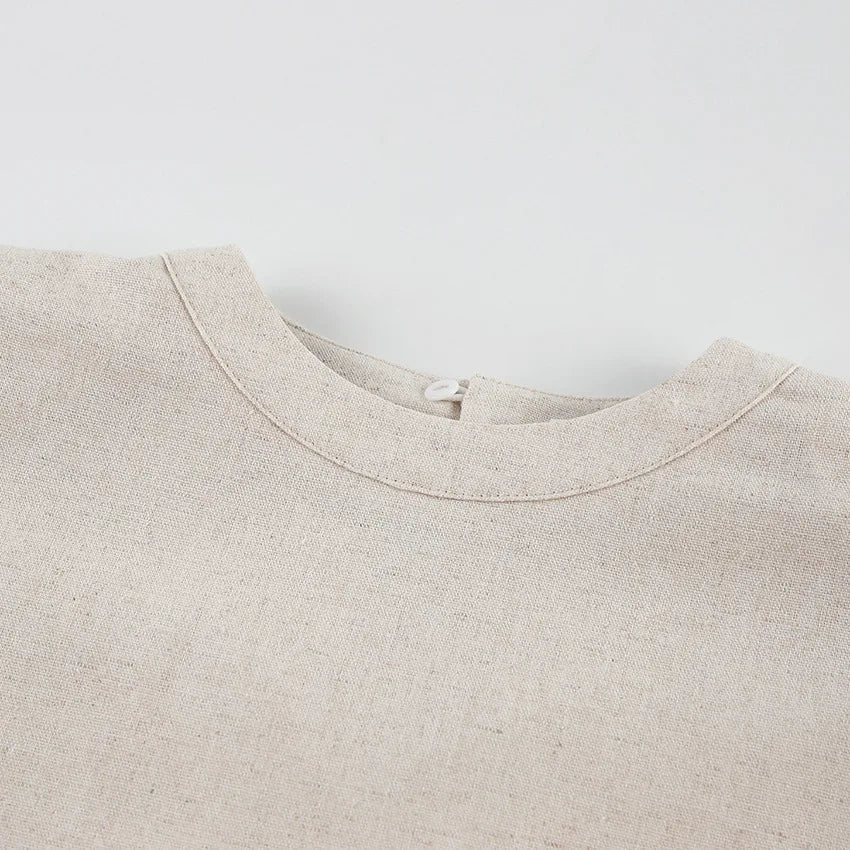 Linen Twin Set - Two-Piece Set