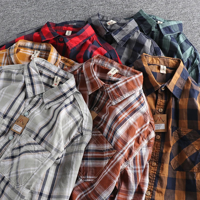 Plaid Button-Down - Shirt