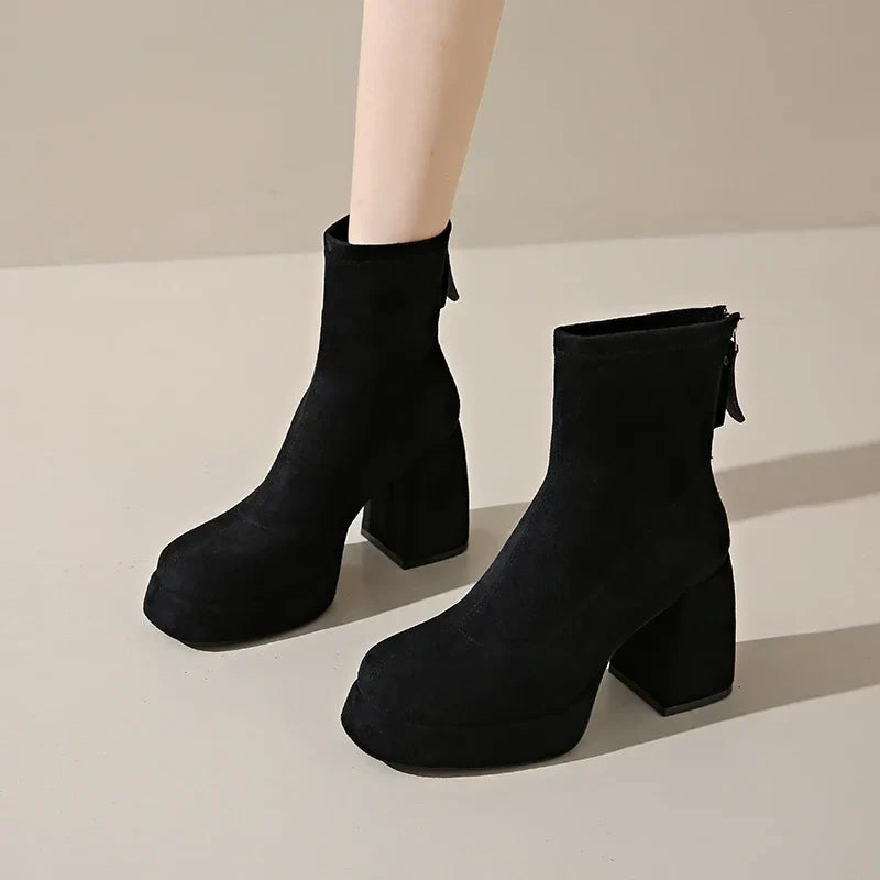 Suede Ankle - Booties