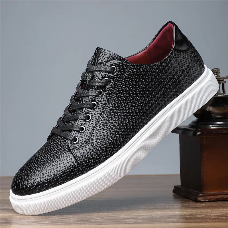 Beaumont Woven Leather - Sneakers