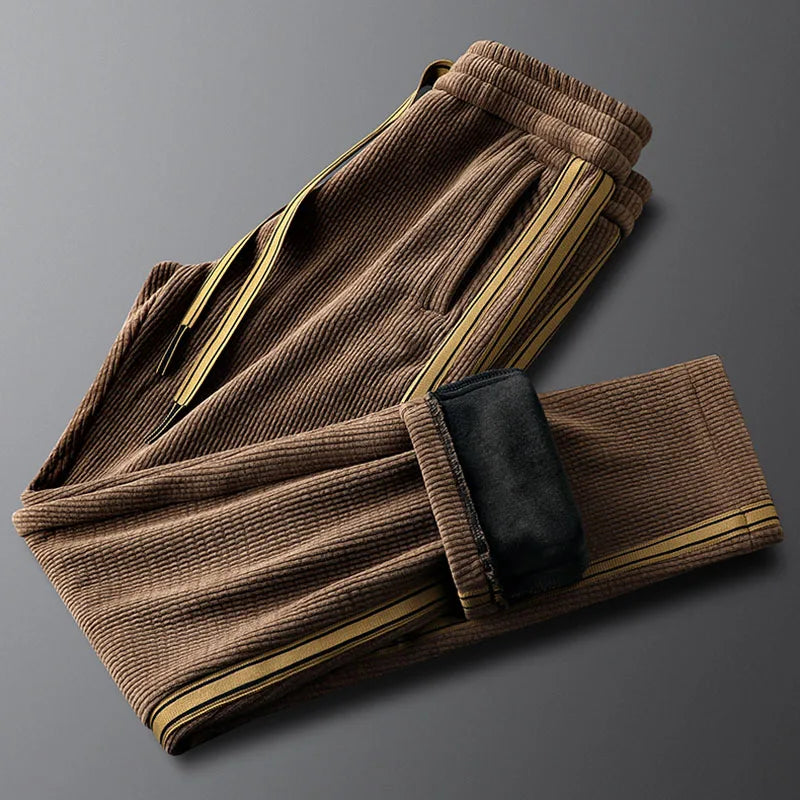 Corduroy Zip-Front - Tracksuit Set