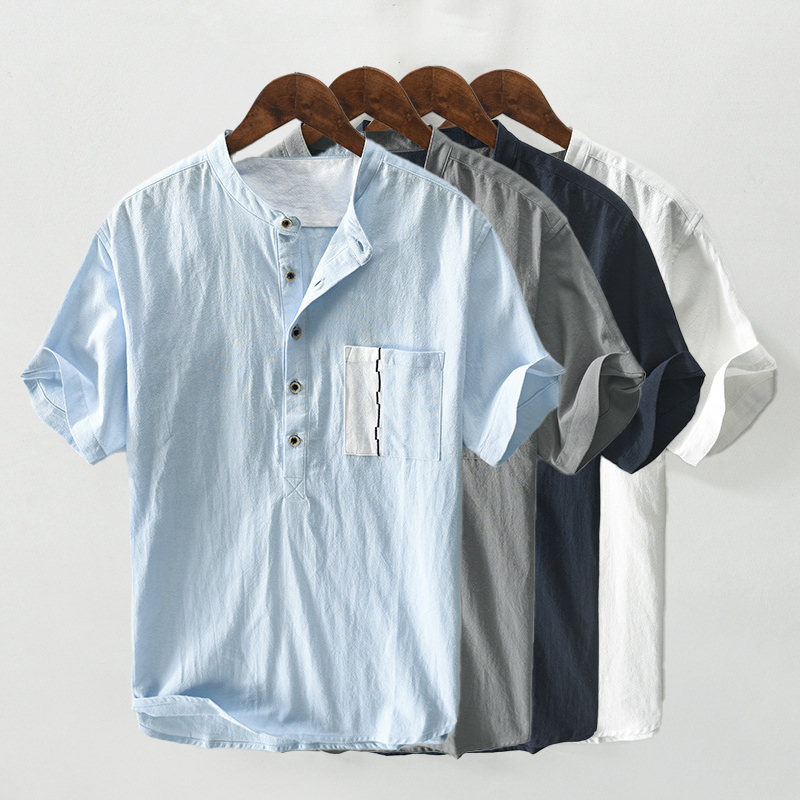 Ibiza Linen Button-Up - Shirt