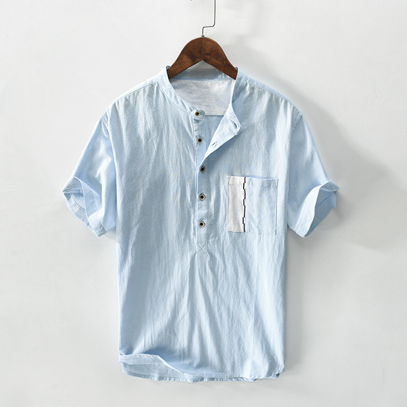 Ibiza Linen Button-Up - Shirt