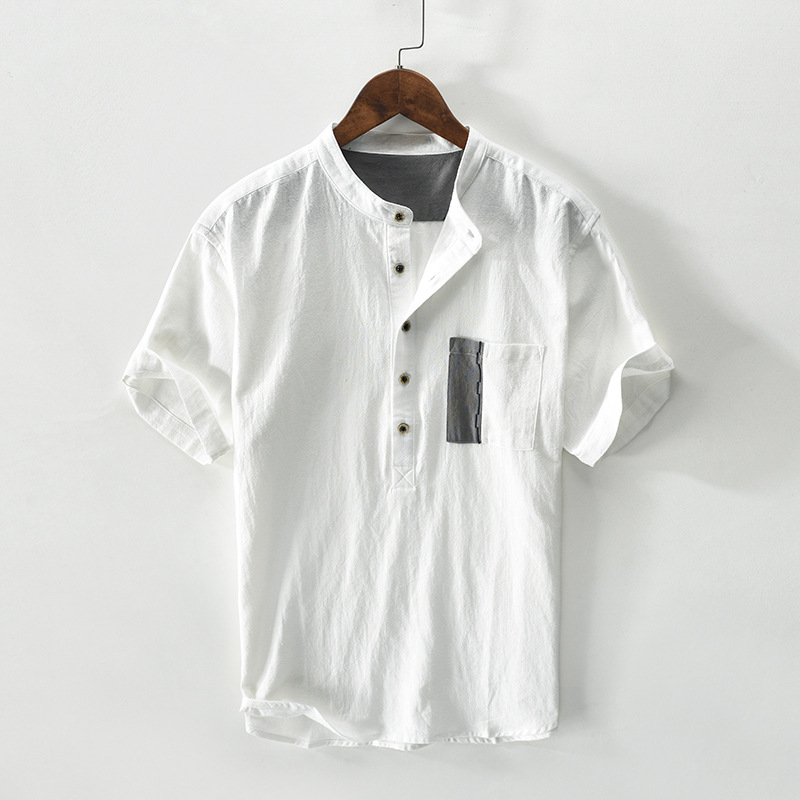 Ibiza Linen Button-Up - Shirt