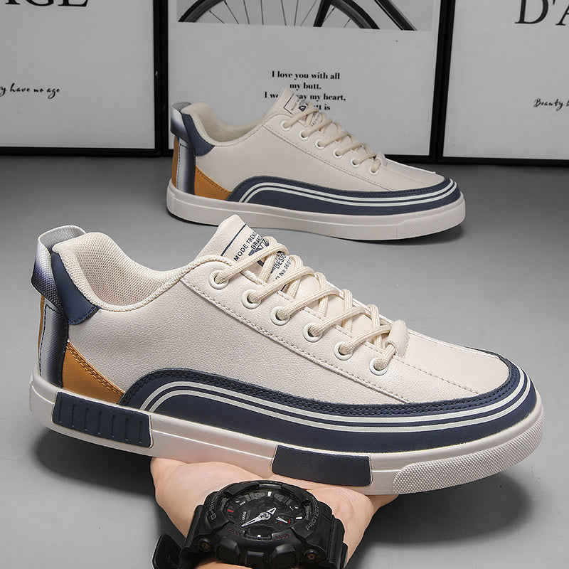 Minimal Leather Low-Top - Sneakers