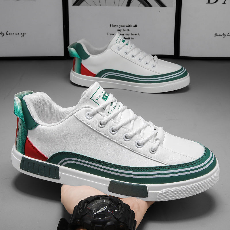 Minimal Leather Low-Top - Sneakers