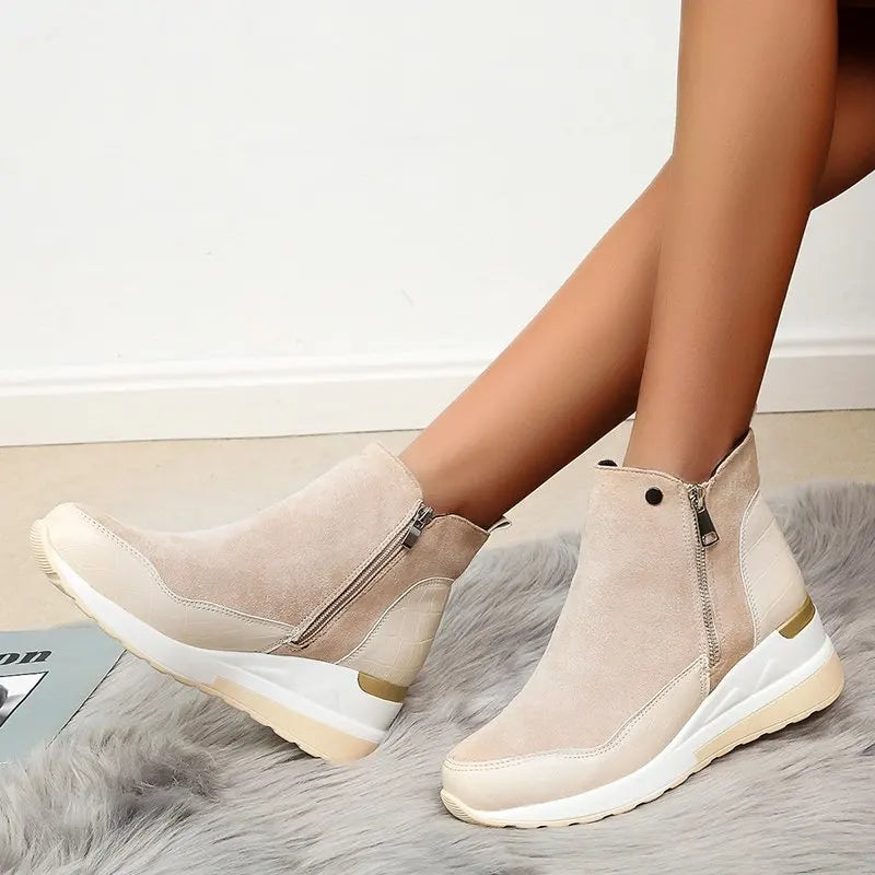 Rope Sole Espadrille Wedge - Boots