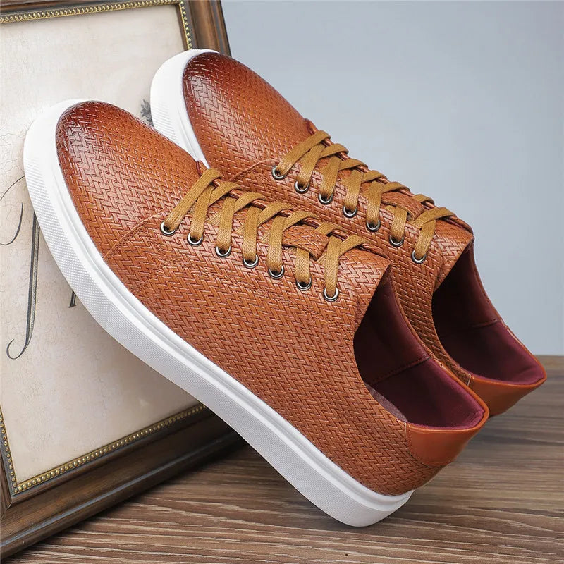 Beaumont Woven Leather - Sneakers