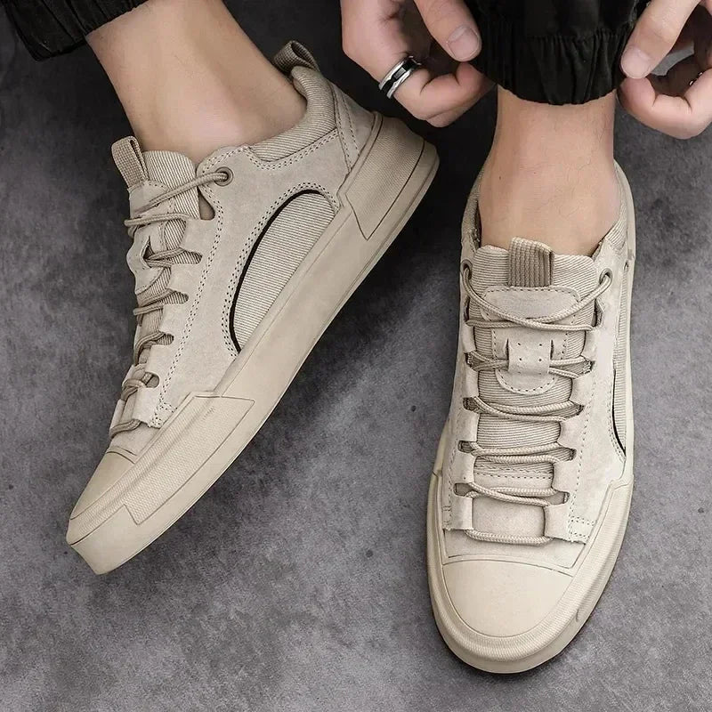 Highland Leather Low-Top - Sneakers