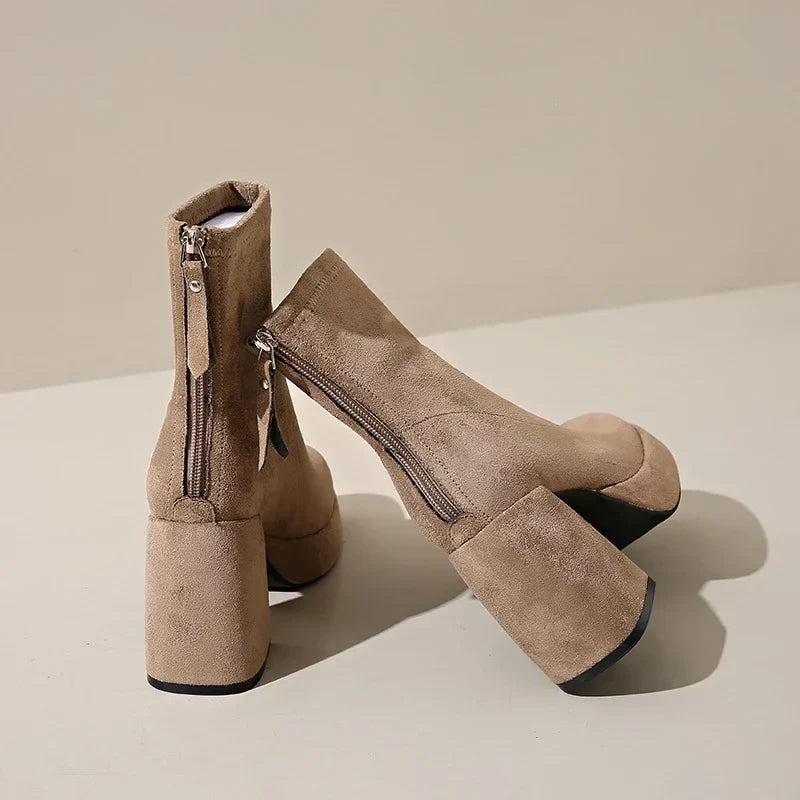 Suede Ankle - Booties
