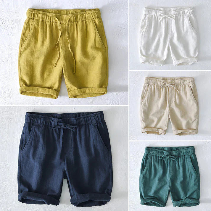 Santorini Lightweight Linen - Shorts CASA LARO MEN