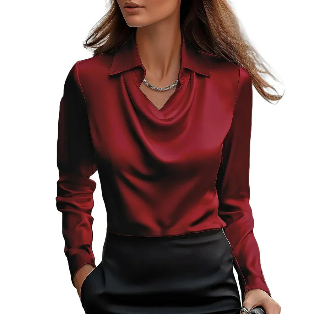 Satin Neckline - Top CASA LARO