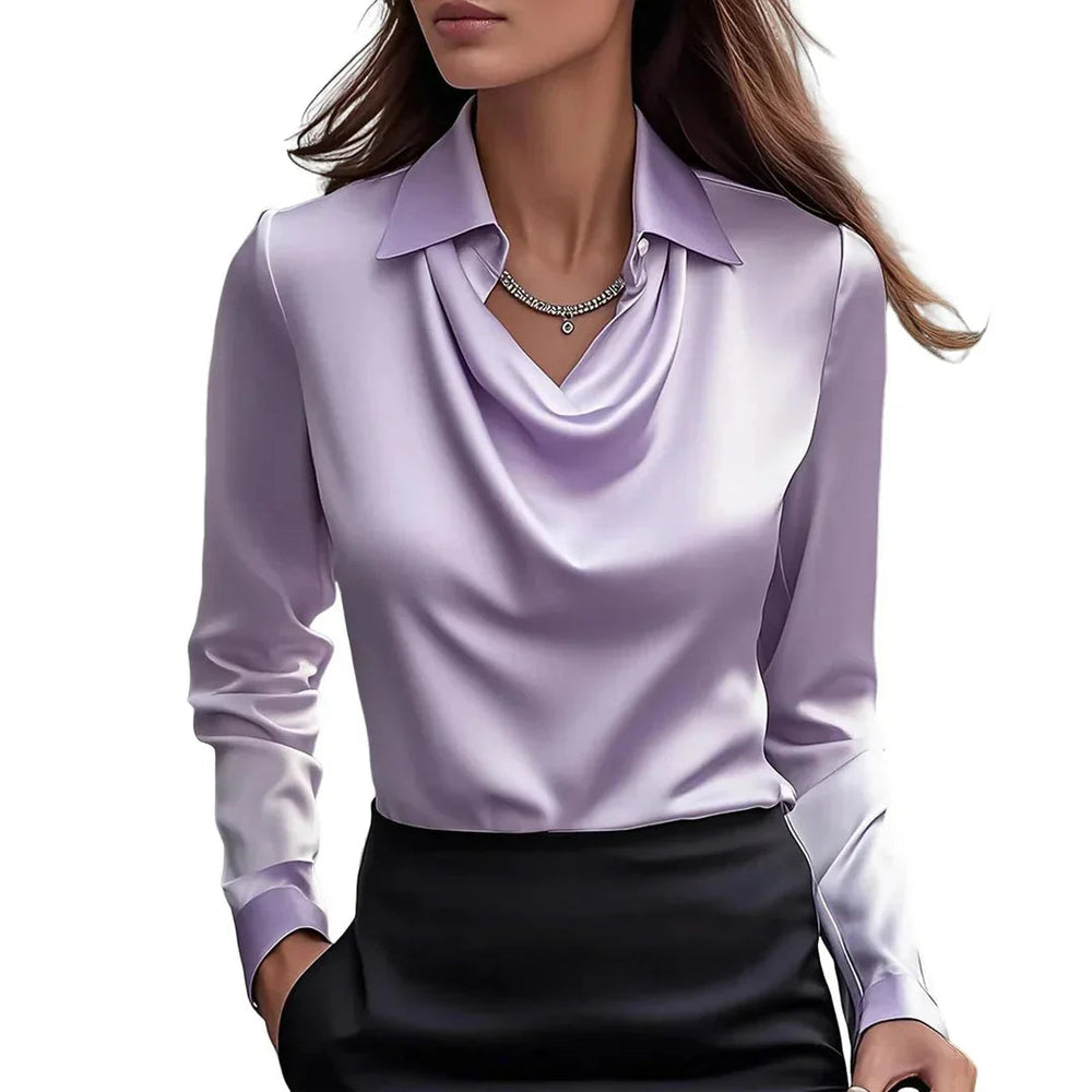 Satin Neckline - Top CASA LARO
