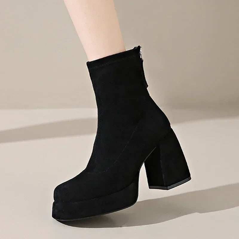Suede Ankle - Booties