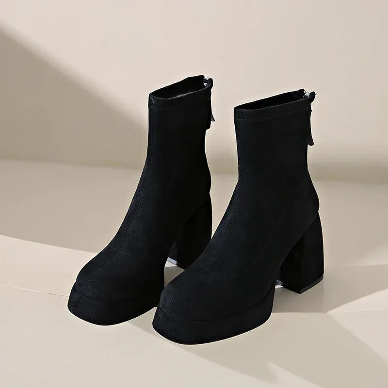 Suede Ankle - Booties