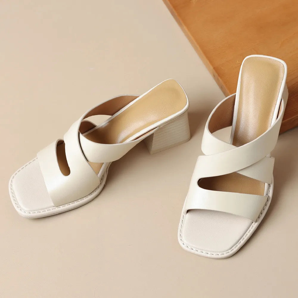 Avina Leather - Heels