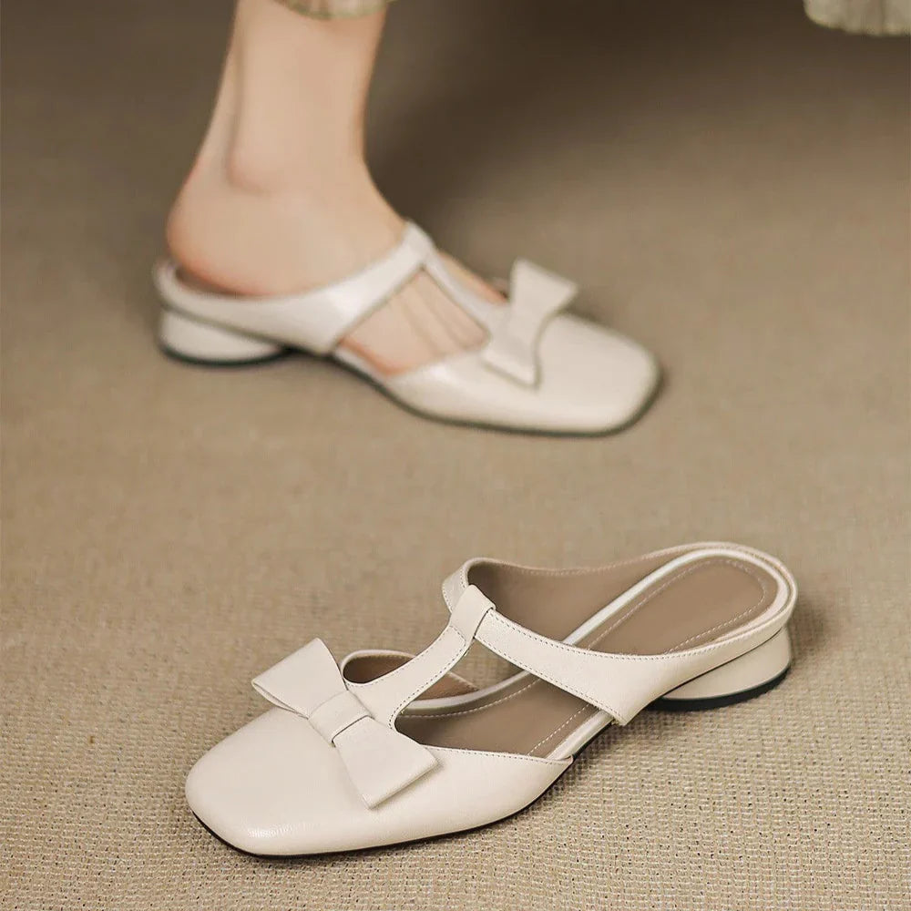 Leather Slip-On - Mules