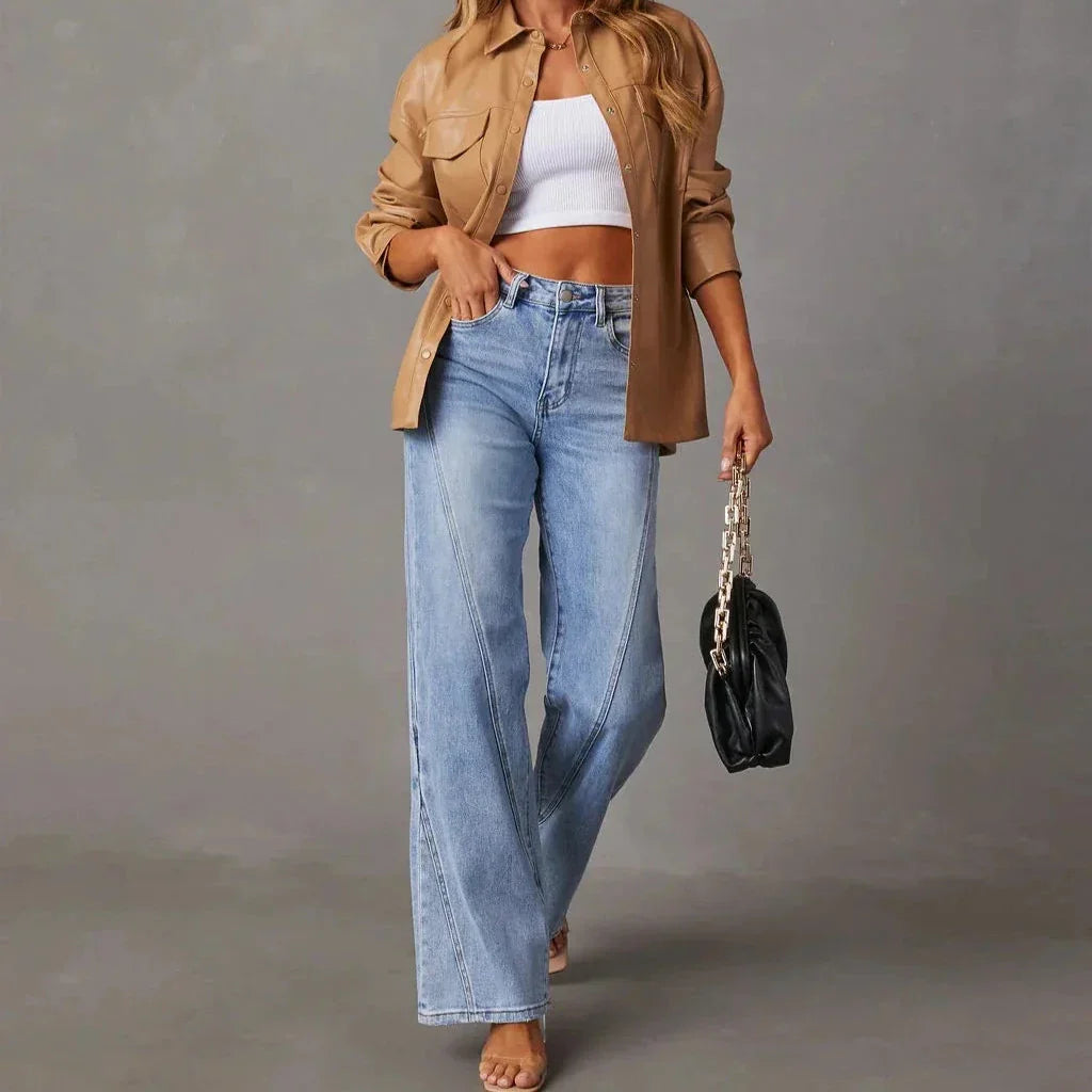 Briona Wide Leg Denim - Jeans