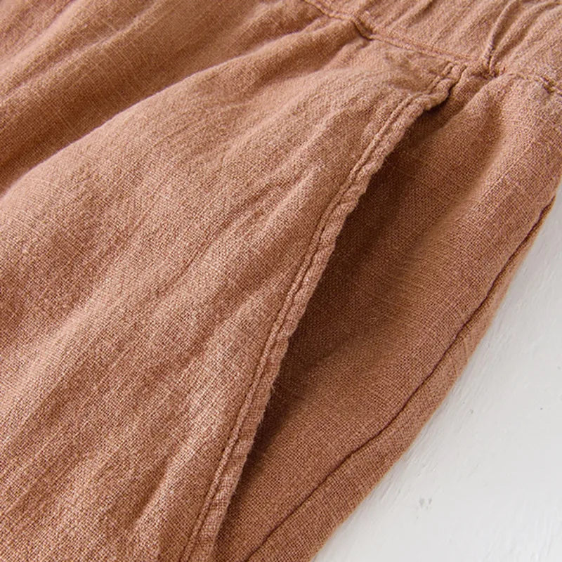 Cotton Linen Blend - Shorts