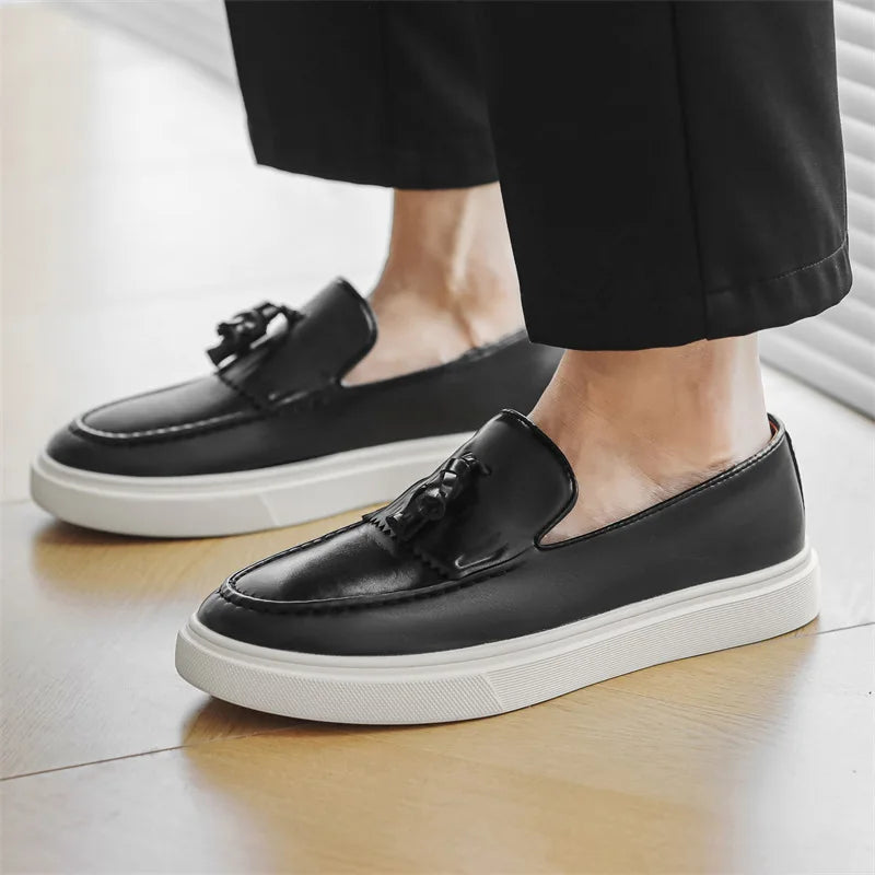 Leather Tassel - Loafers