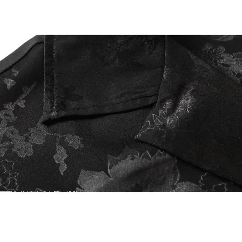 Satin Button-Down - Shirt
