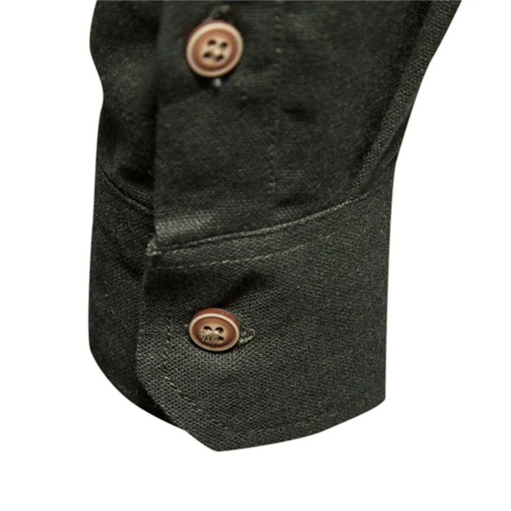 Cotton Button-Down - Shirt