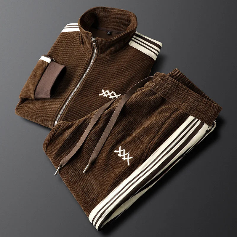 Corduroy Two-Piece - Tracksuit Set