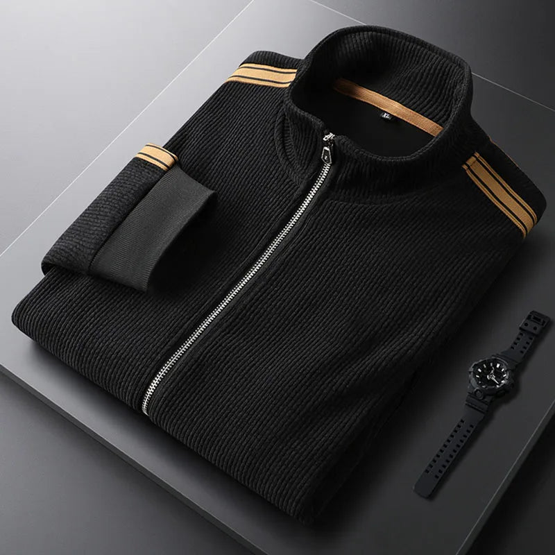 Corduroy Zip-Front - Tracksuit Set