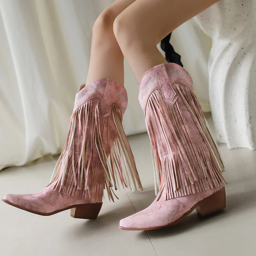 Suede Leather - Boots