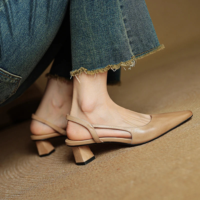 Sylvie Leather - Heels