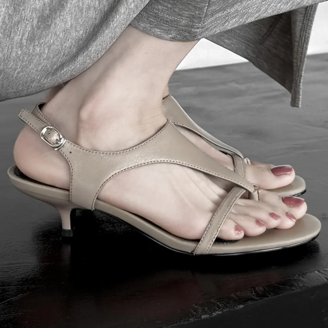 Savannah Leather Slingback - Heels