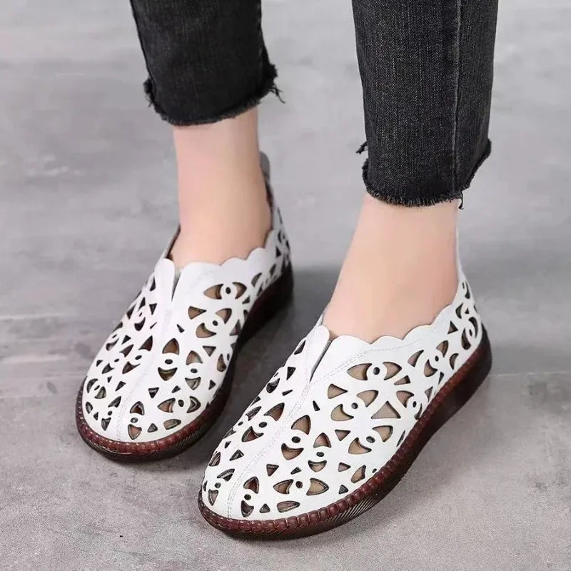 Sage Leather Comfort - Flats