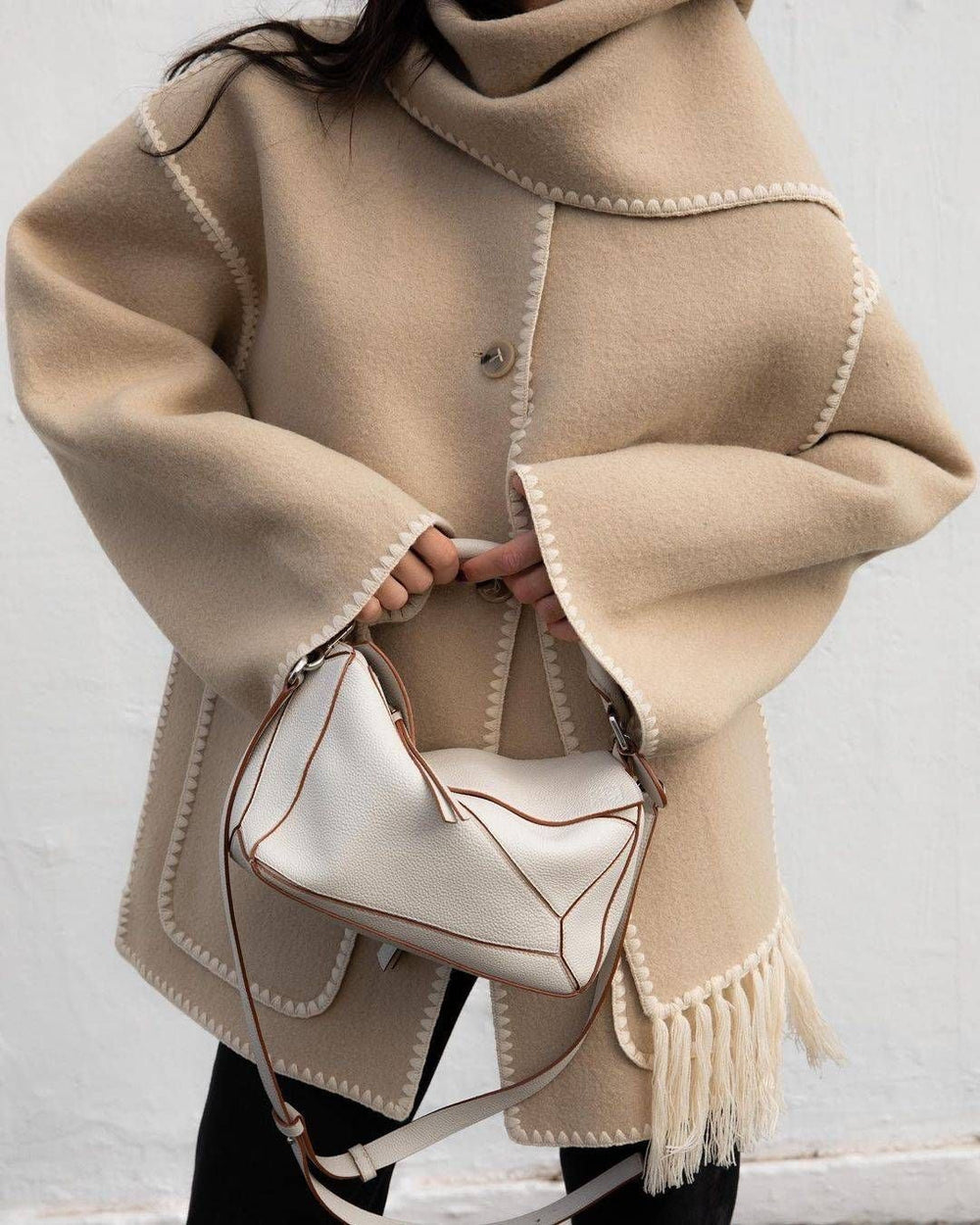 Scarf Collar - Coat CASA LARO
