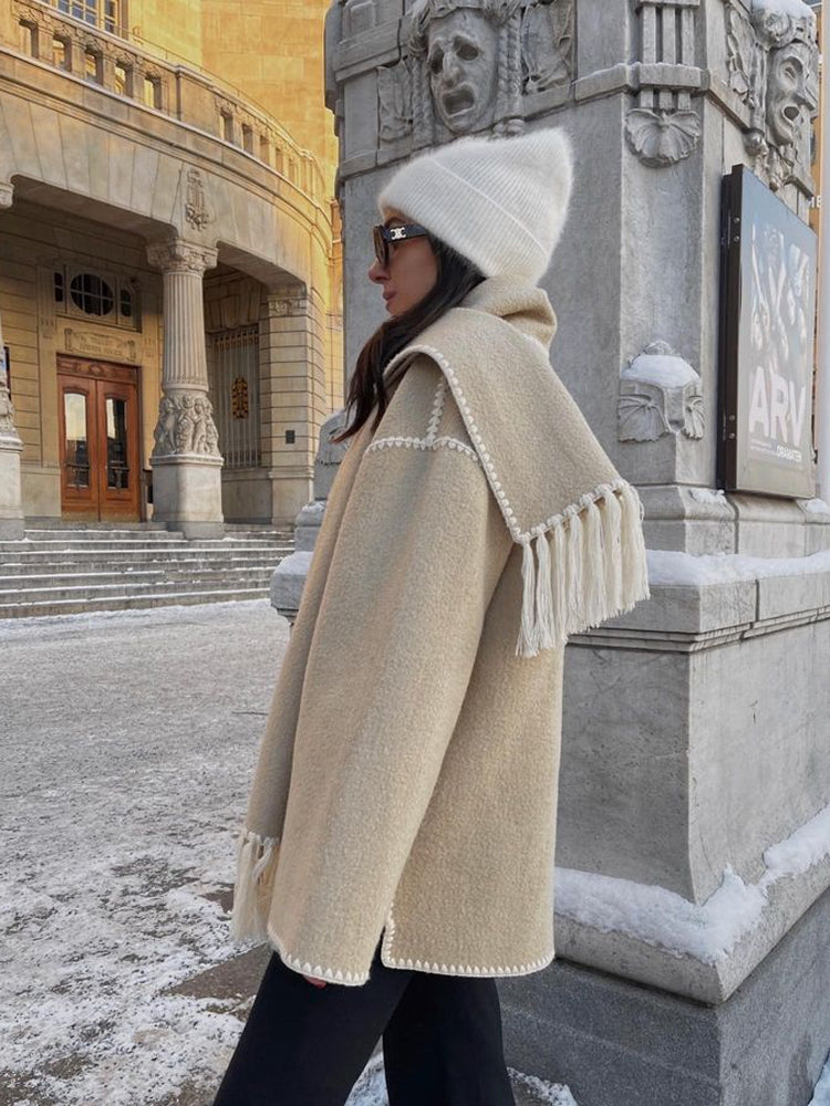 Scarf Collar - Coat CASA LARO