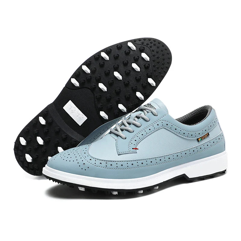 Waterproof Leather Spikeless - Golf Shoes