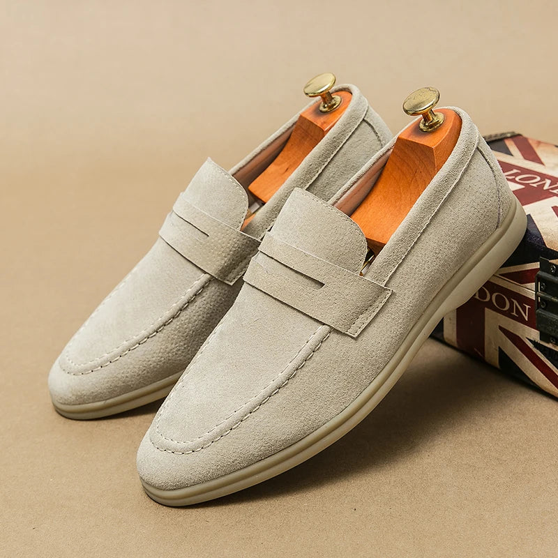 Milan Suede Slip-On - Loafers