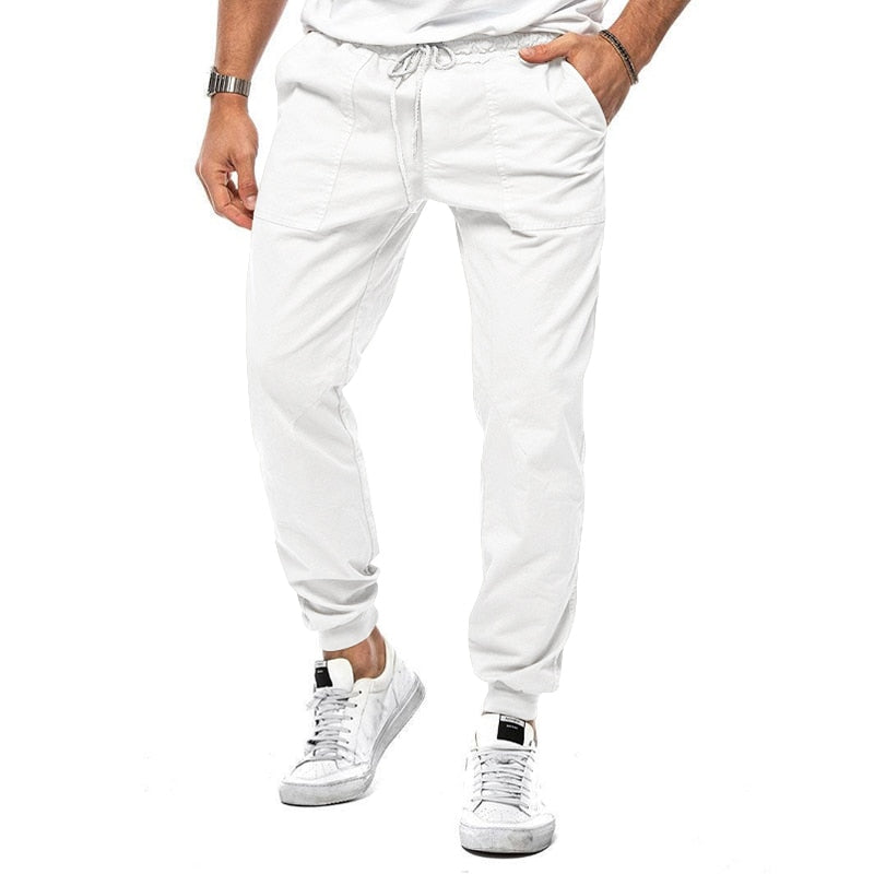 Lightweight Linen Drawstring - Joggers
