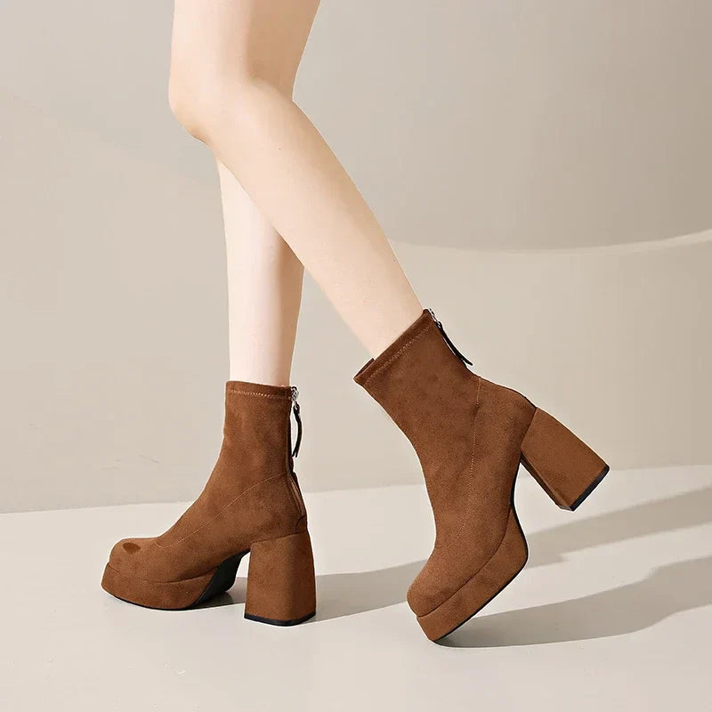 Suede Ankle - Booties