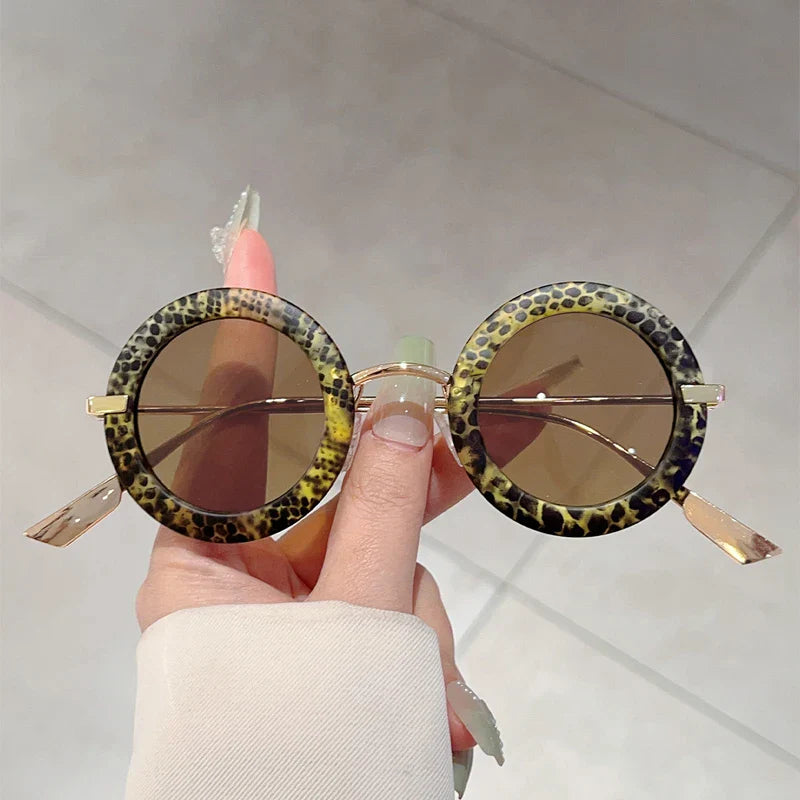 Slim Metal Round Frame - Sunglasses