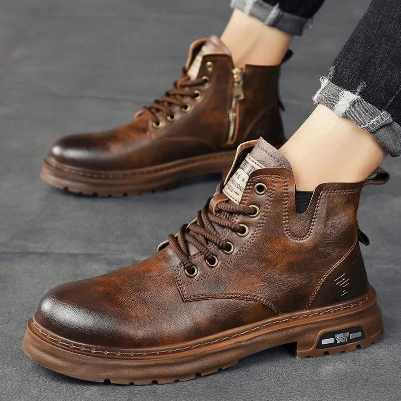 Rustic Leather - Boots