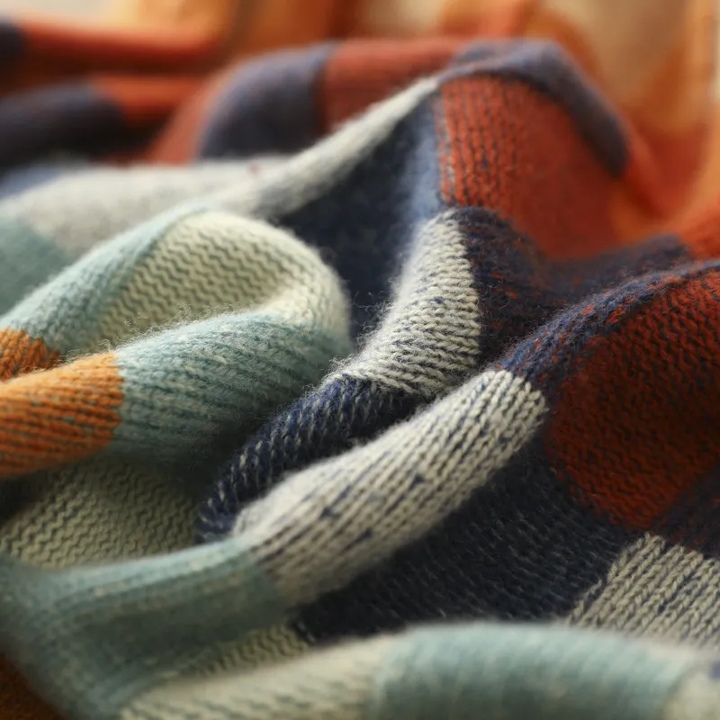 Patchwork Turtleneck - Sweater