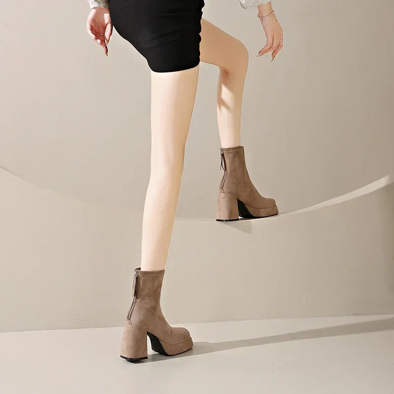 Suede Ankle - Booties
