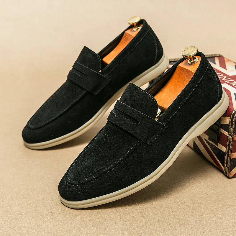 Milan Suede Slip-On - Loafers