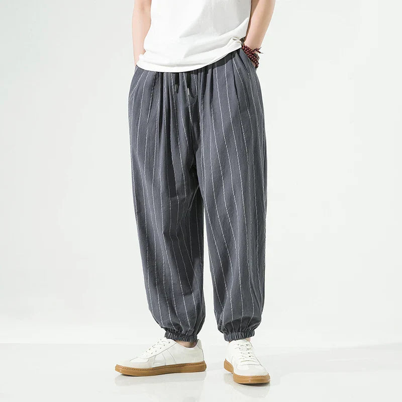 Cotton Relaxed Fit - Trousers