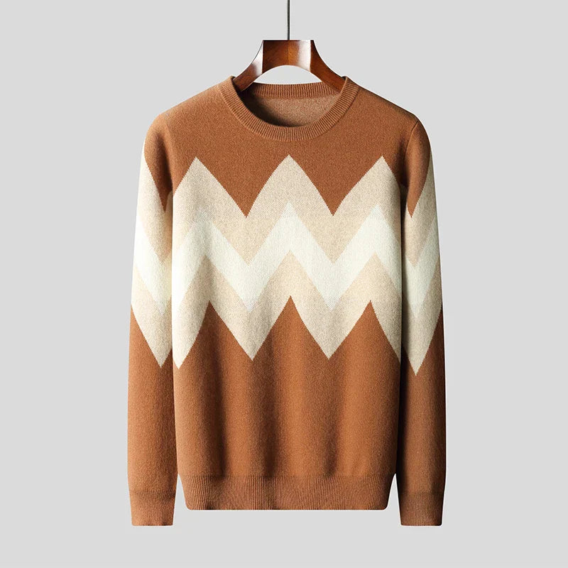 Solano Geometric Knit - Sweater