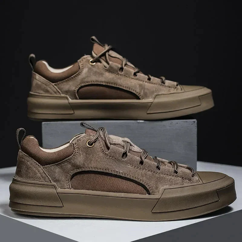Highland Leather Low-Top - Sneakers