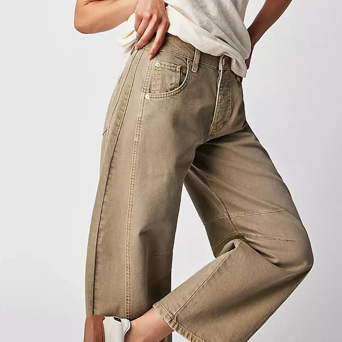 Wide-Leg Denim - Jeans