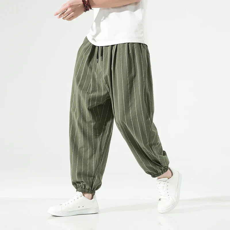 Cotton Relaxed Fit - Trousers