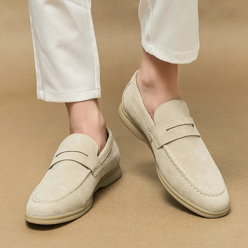 Milan Suede Slip-On - Loafers