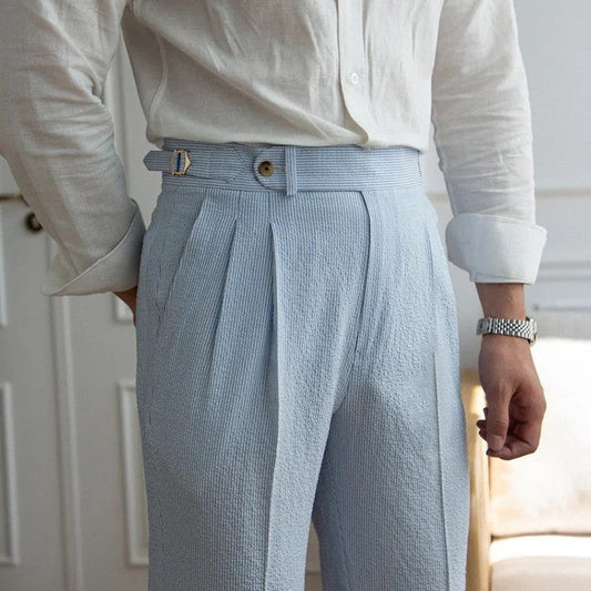 Seersucker Ghurkha - Pants CASA LARO MEN